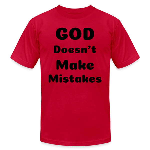 Unisex Jersey T-Shirt by Bella + Canvas - red