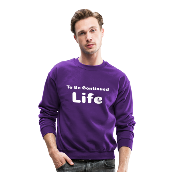 Crewneck Sweatshirt - purple