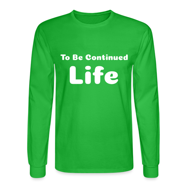 Men's Long Sleeve T-Shirt - bright green