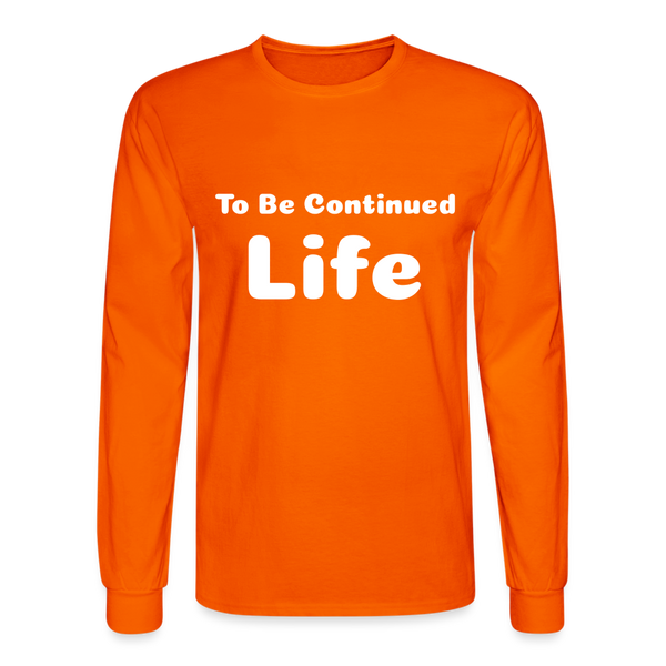 Men's Long Sleeve T-Shirt - orange