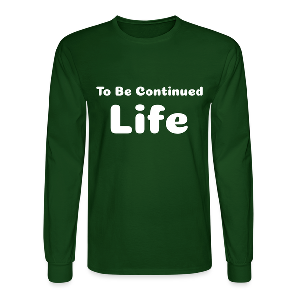 Men's Long Sleeve T-Shirt - forest green