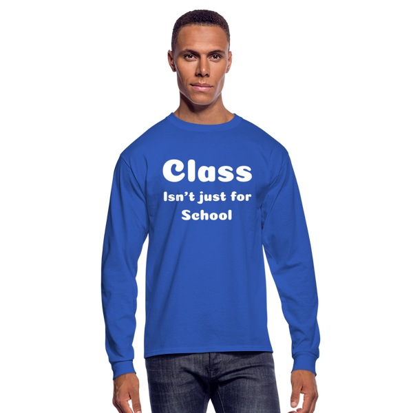 Men's Long Sleeve T-Shirt - royal blue