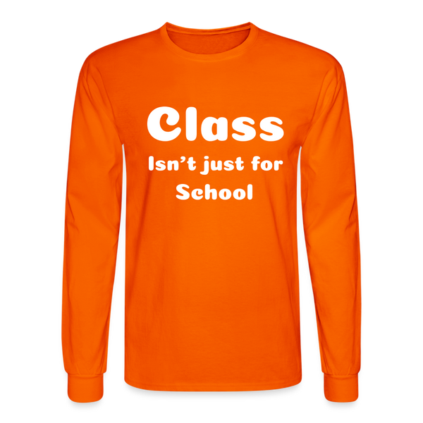 Men's Long Sleeve T-Shirt - orange