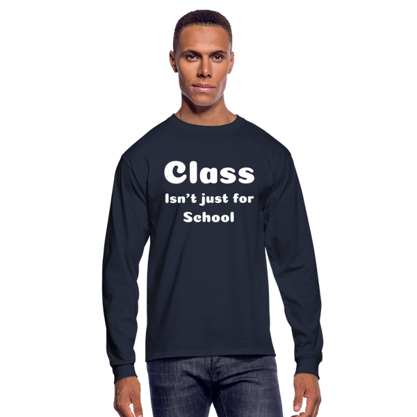 Men's Long Sleeve T-Shirt - navy