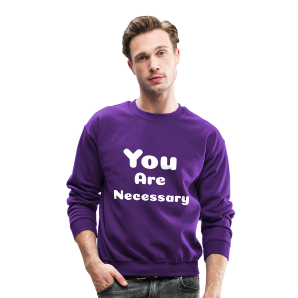 Crewneck Sweatshirt - purple