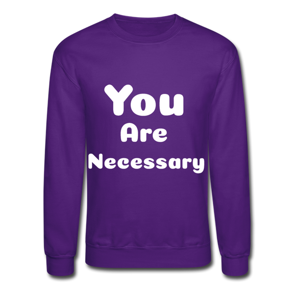 Crewneck Sweatshirt - purple