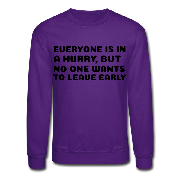 Crewneck Sweatshirt - purple