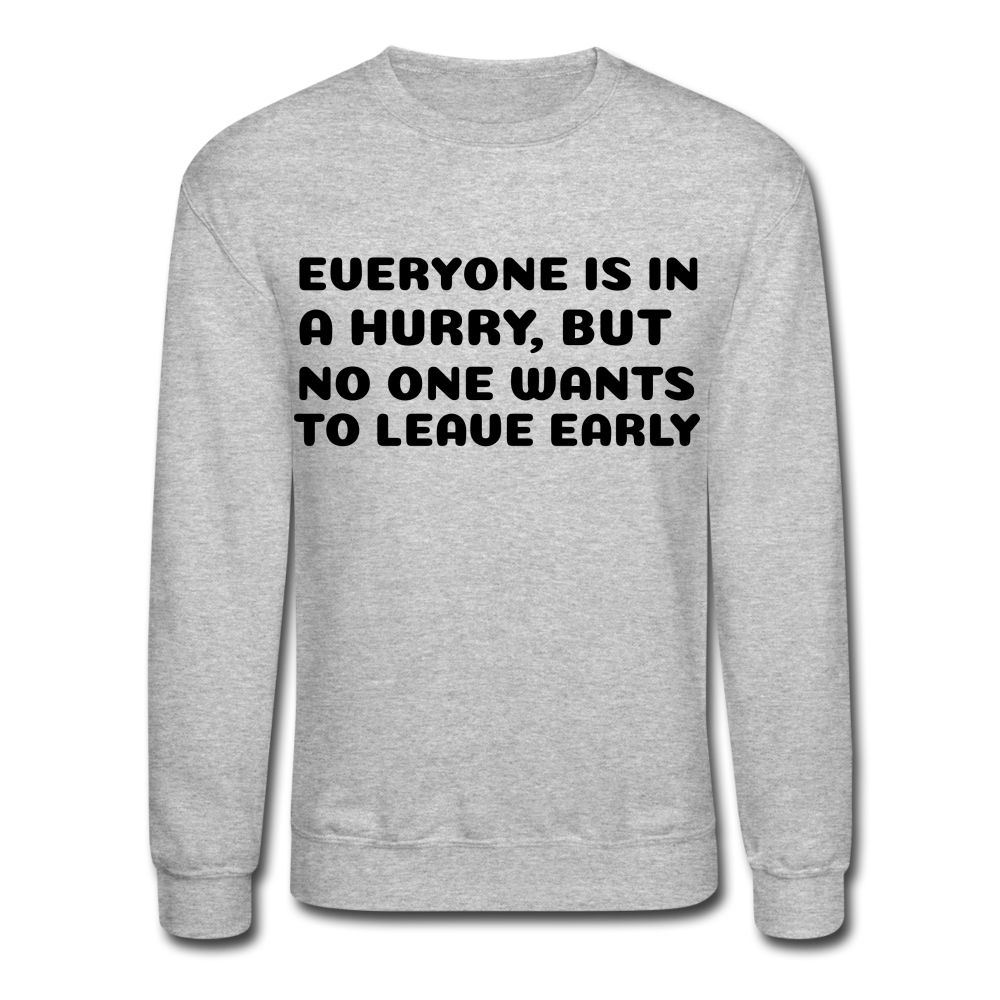 Crewneck Sweatshirt - heather gray