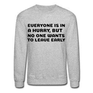 Crewneck Sweatshirt - heather gray