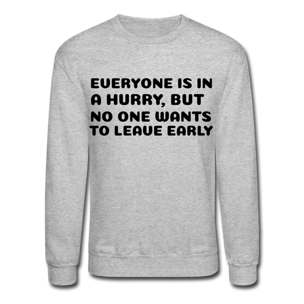 Crewneck Sweatshirt - heather gray