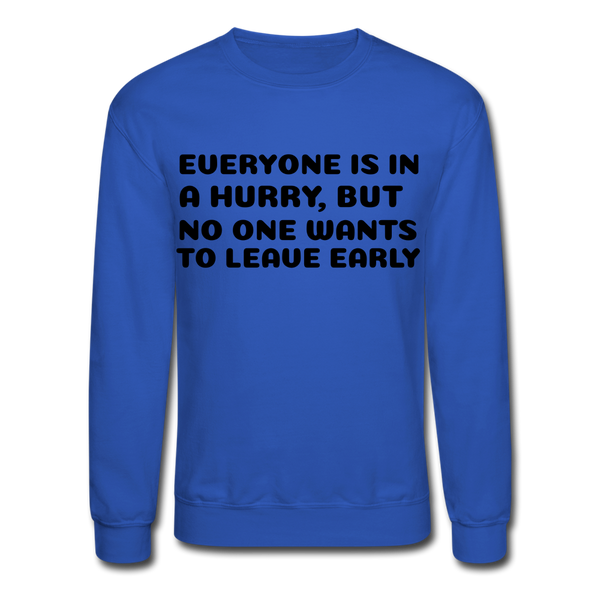 Crewneck Sweatshirt - royal blue