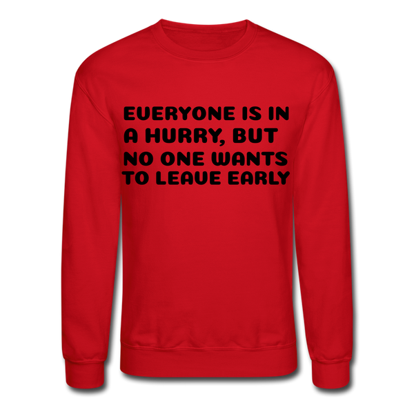 Crewneck Sweatshirt - red