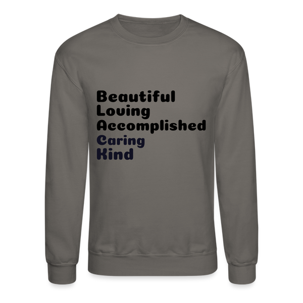 Crewneck Sweatshirt - asphalt gray