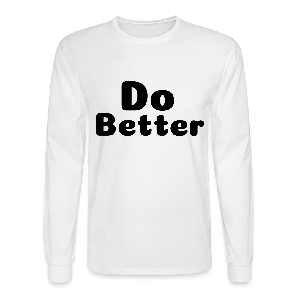 Men's Long Sleeve T-Shirt - white