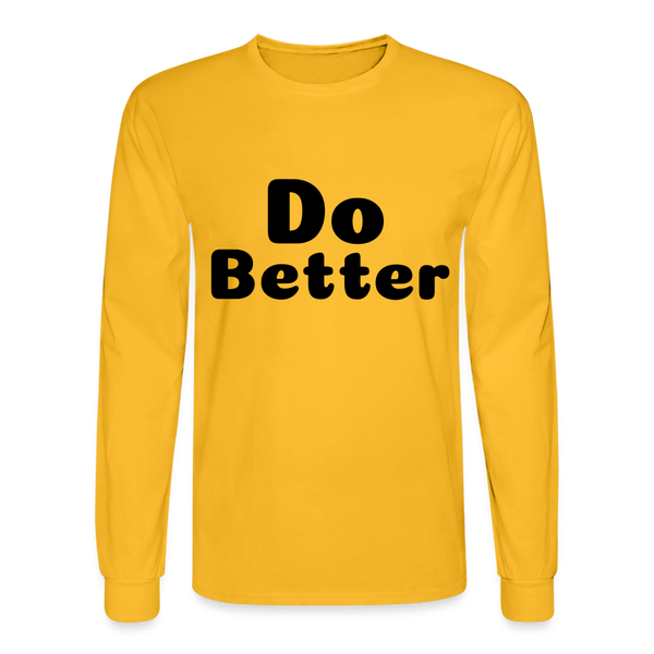 Men's Long Sleeve T-Shirt - gold