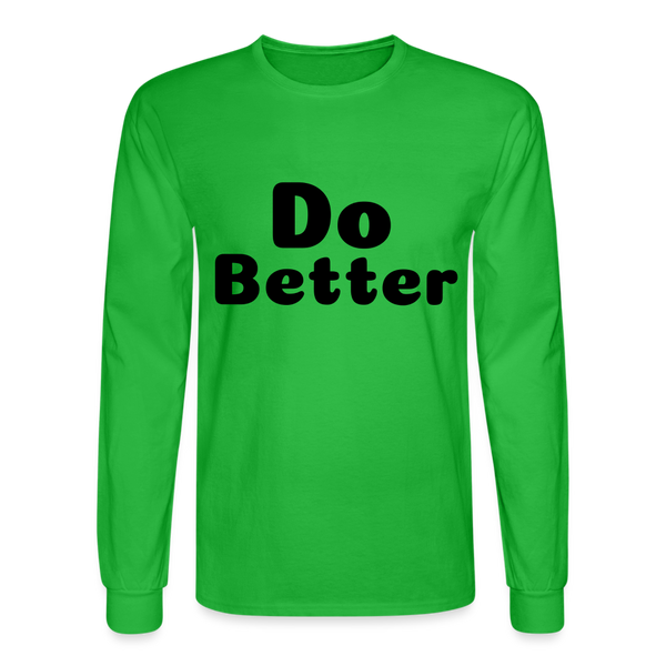 Men's Long Sleeve T-Shirt - bright green