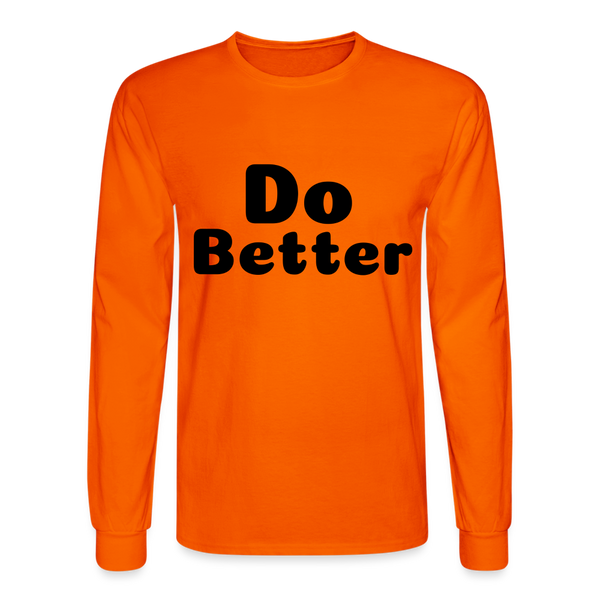 Men's Long Sleeve T-Shirt - orange