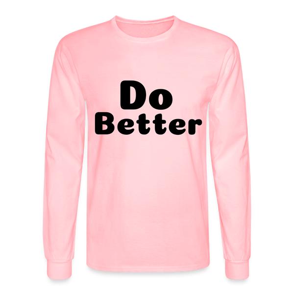 Men's Long Sleeve T-Shirt - pink