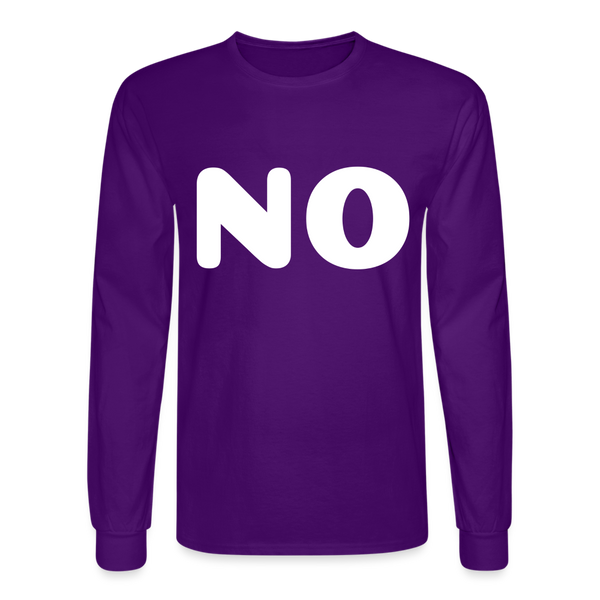 Men's Long Sleeve T-Shirt - purple