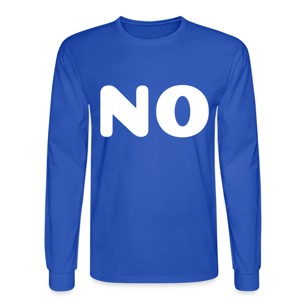 Men's Long Sleeve T-Shirt - royal blue