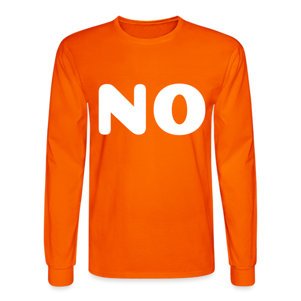 Men's Long Sleeve T-Shirt - orange