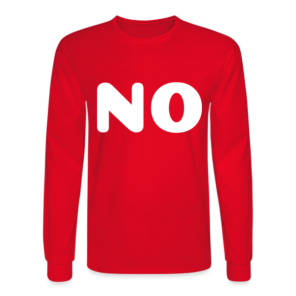 Men's Long Sleeve T-Shirt - red