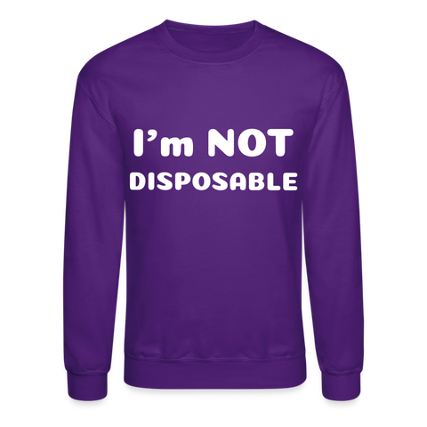 Crewneck Sweatshirt - purple