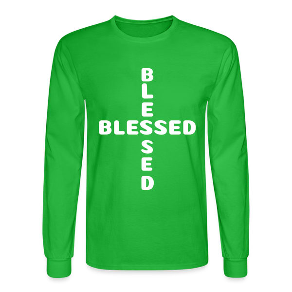 Men's Long Sleeve T-Shirt - bright green