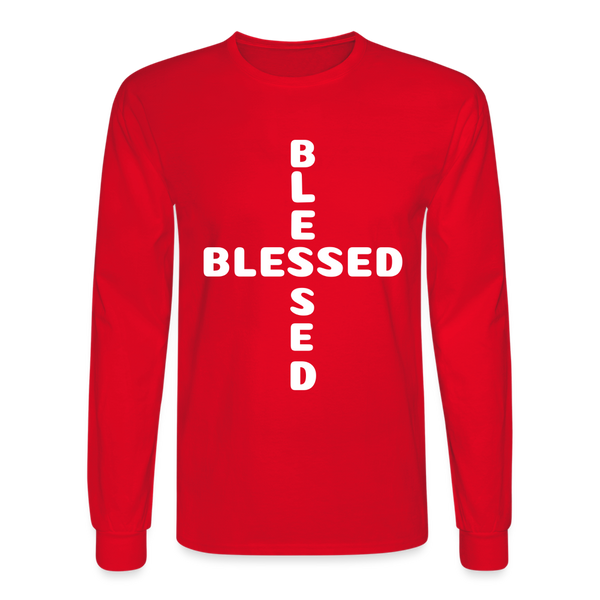 Men's Long Sleeve T-Shirt - red